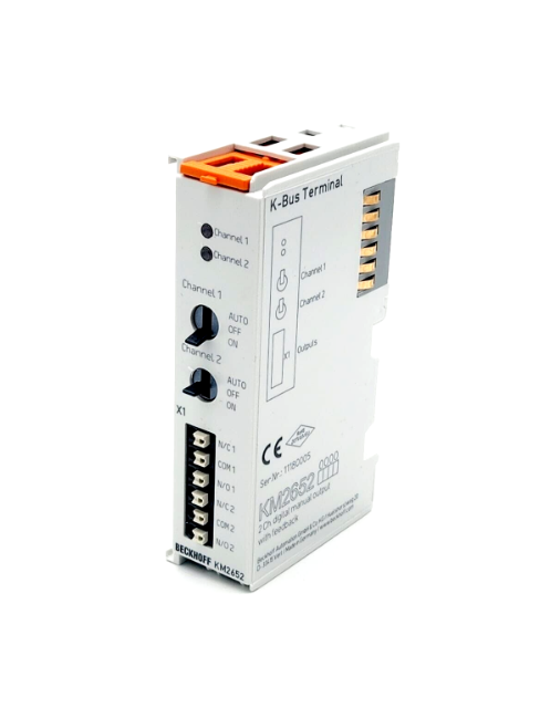 Beckhoff K-Bus Terminal KNX2S2 automation control module with channels and connectors.