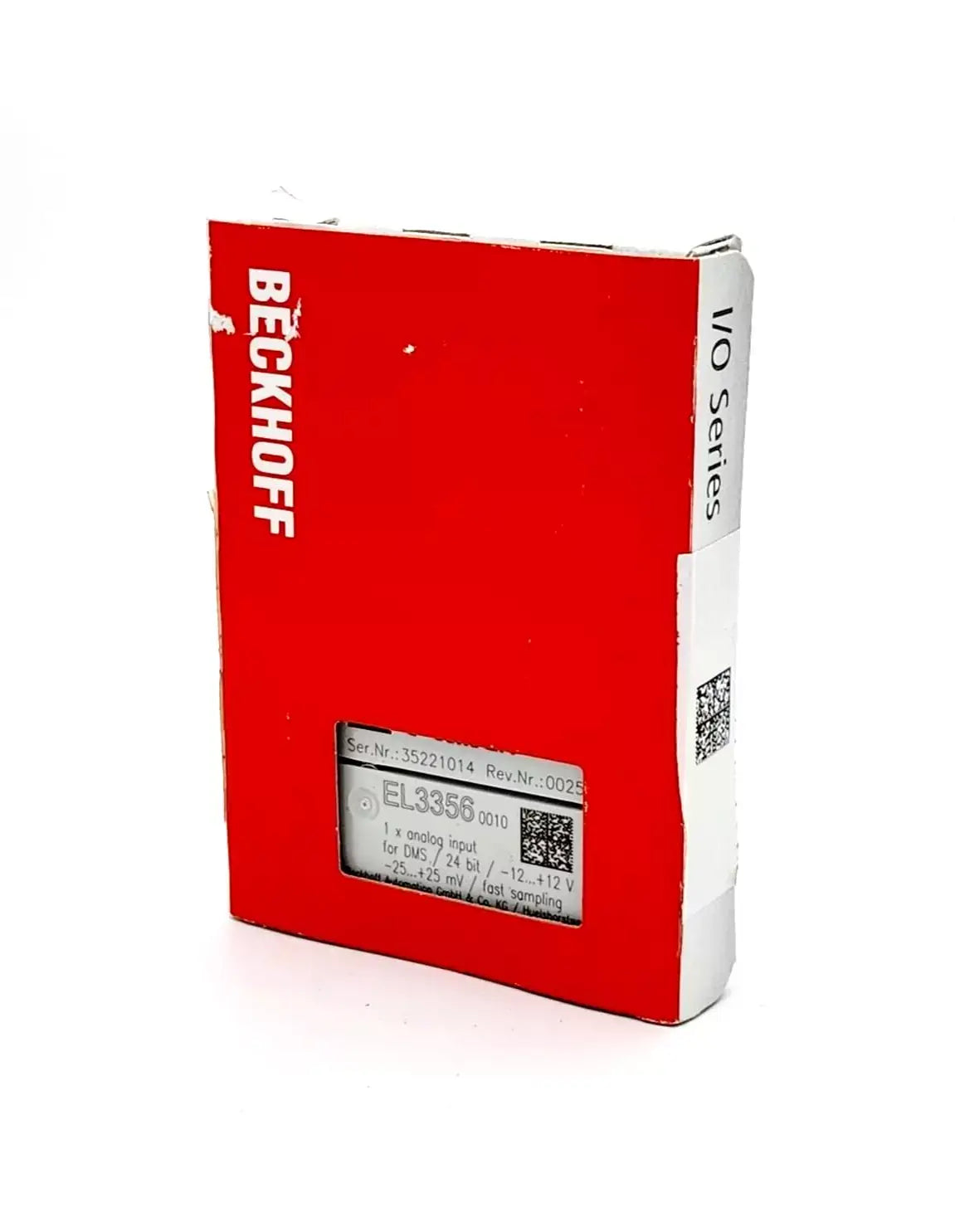 Beckhoff EL3356-0010 EtherCAT-Klemme 1-Kanal-Analog-Eingang | sealed packaging