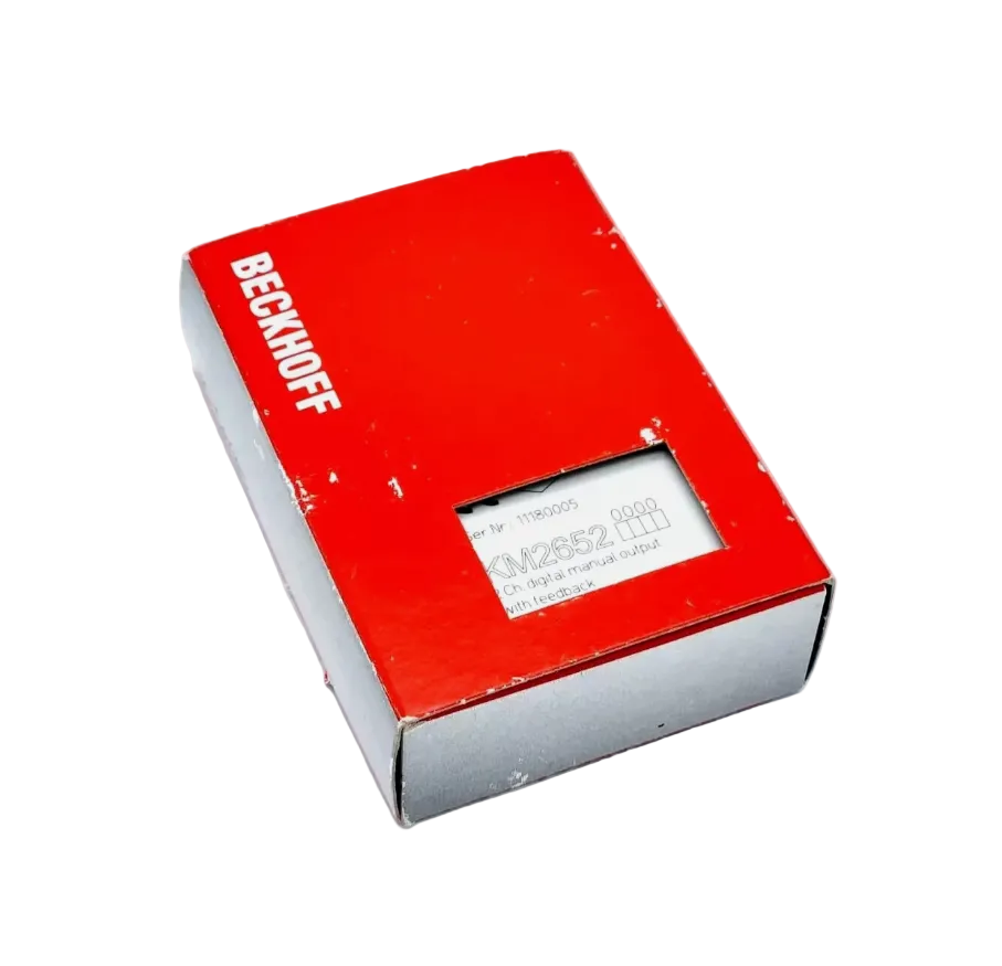 Beckhoff KM2652 Busklemmenmodul, 2-Kanal-Digital-Ausgang, 230 V AC, 6 A packaging in red box