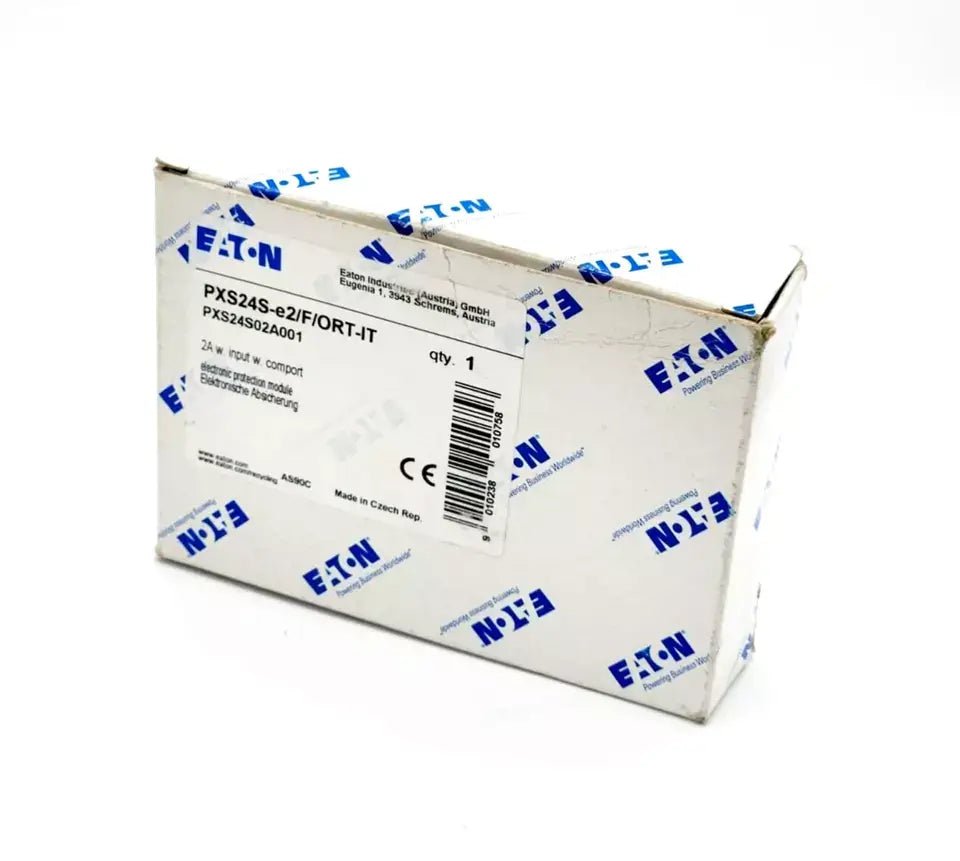 Eaton PXS24S02A001 Elektronischer Überstromschutz PXS24S-e2/F/ORT-IT packaging box