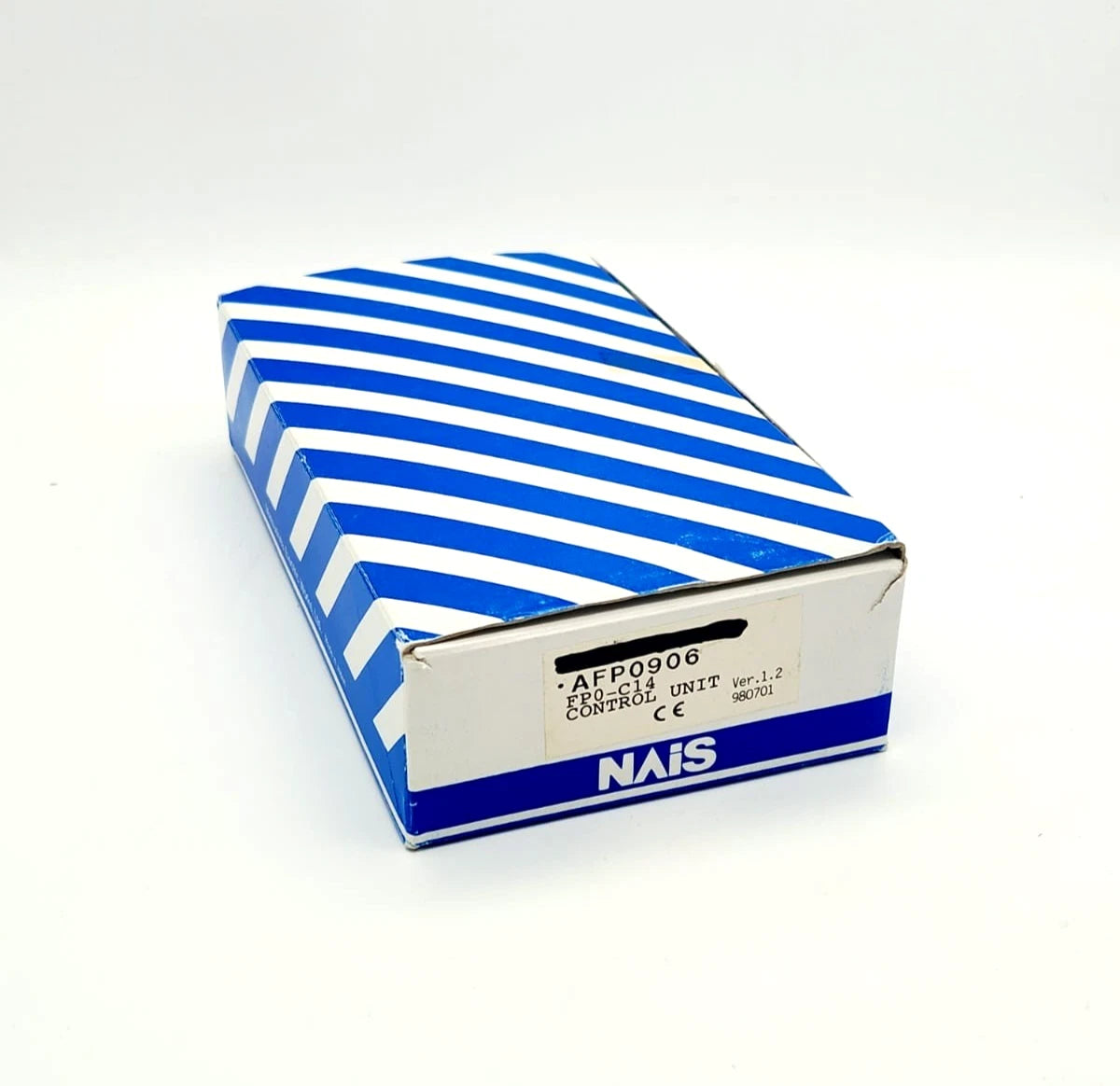 Matsushita Nais AFP0906 FP0-C14RS Kompakt-SPS in original packaging, featuring 8 digital inputs and 6 relay outputs, 24V DC supply.