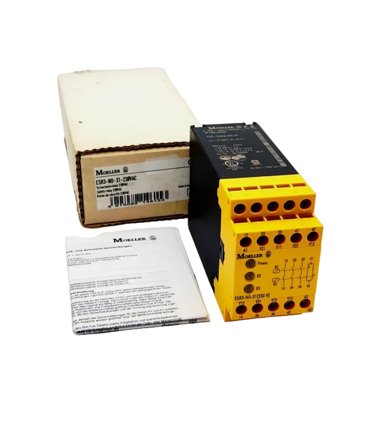 Moeller 18815602 ESR3-NO-31-230VAC Sicherheitssrelais, originalverpackt mit Handbuch und Verpackung