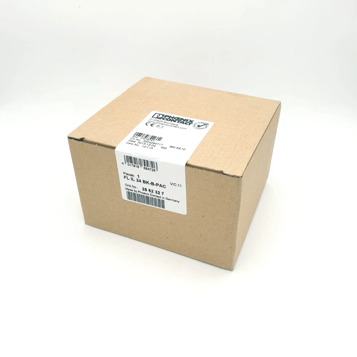 Sealed packaging of Phoenix Contact 2862327 Buskoppler FL IL 24 BK-B-PAC