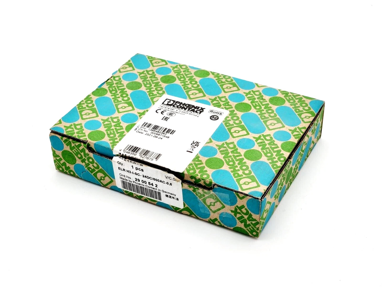Phoenix Contact 2900542 Hybridmotorstarter ELR H3-I-SC- 24DC/500AC-0,6 in original packaging