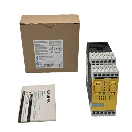 Siemens 3RK3111-1AA10 ist das Zentralmodul des modularen Sicherheitssystems SIRIUS 3RK3 Basic.