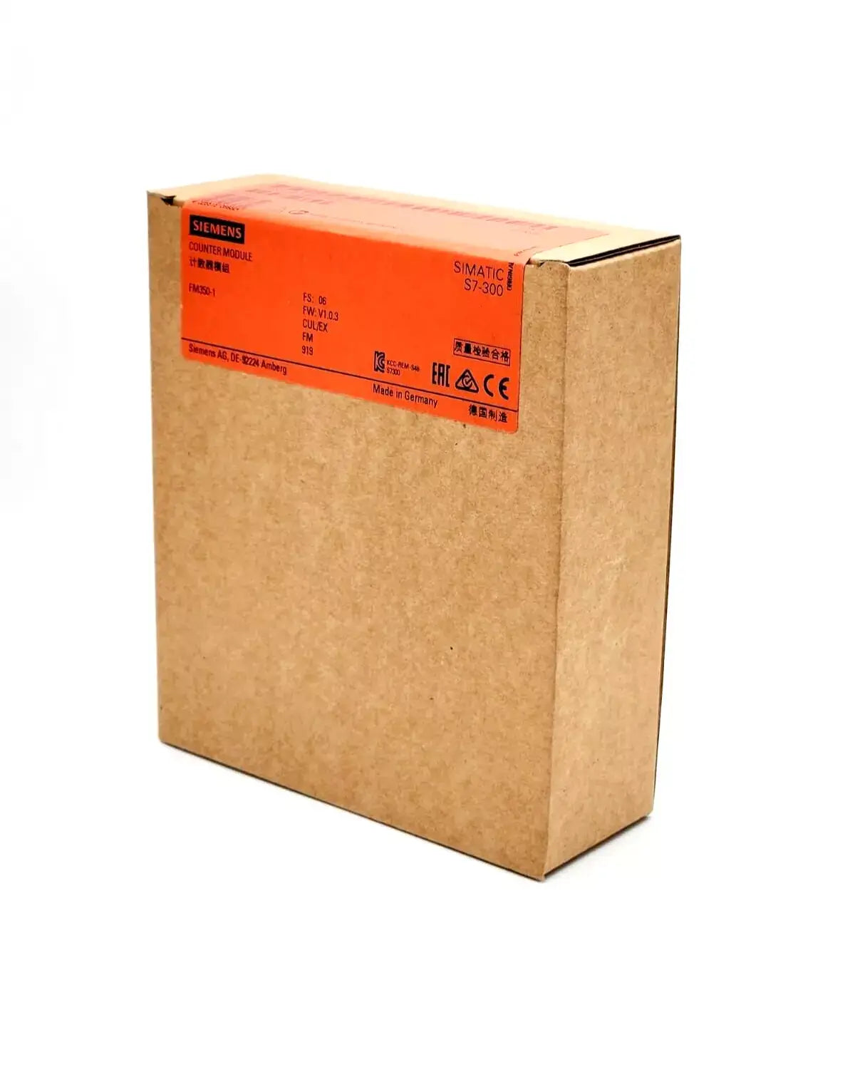 Siemens 6ES7350-1AH03-0AE0 SIMATIC S7-300 Zählerbaugruppe FM 350-1 | sealed, new and original packaging