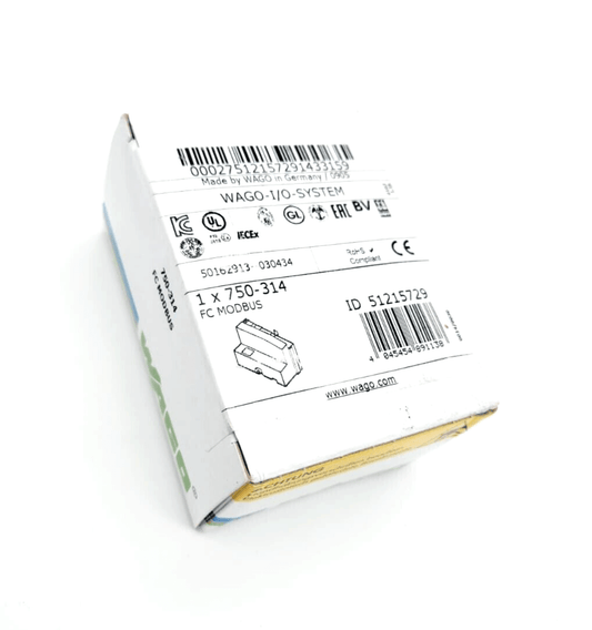 Wago 750-314 Feldbuskoppler MODBUS RS-232 19,2 kBd | sealed, original packaging, new condition, WAGO I/O-System 750