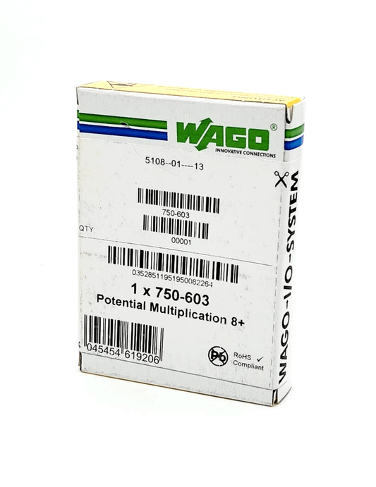 Wago 750-603 Potentialvervielfältigung 8-fach 24 V | sealed original packaging image