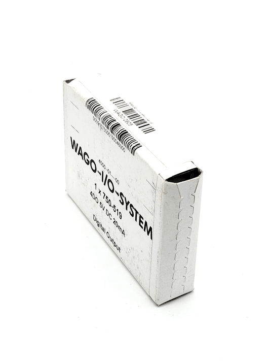 Wago 750-519 4-Kanal-Digitalausgang DC 5 V 20 mA | sealed, original packaging, side view