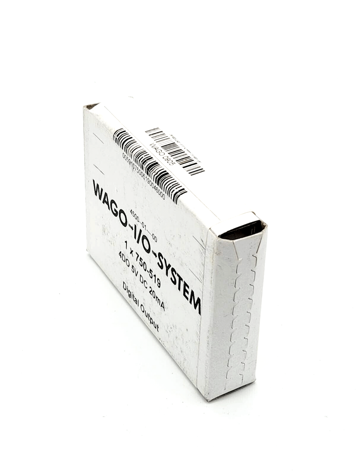Wago 750-519 4-Kanal-Digitalausgang DC 5 V 20 mA | sealed, original packaging, side view