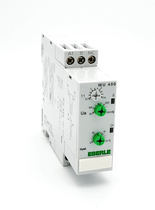 Eberle 055100565 WU400 Spannungswächter AC 8A/250V 0551 00565 Überwachungsrelais, neu, originalverpackt, technische Daten.