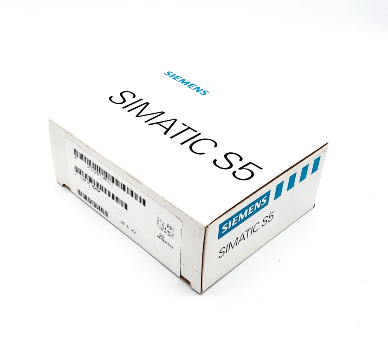 Sealed Siemens SIMATIC S5 IP267 Positionierbaugruppe box for stepper motors, product number 6ES5267-8MA11.