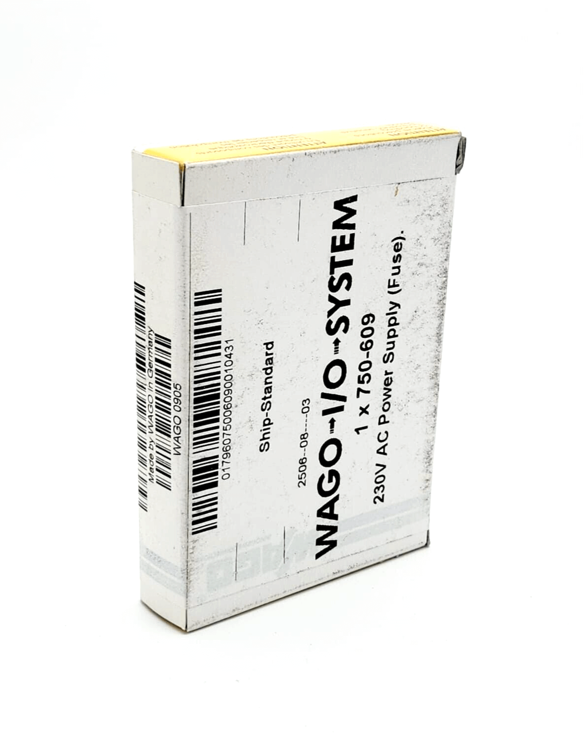 Wago 750-609 Potentialeinspeisung AC 230 V Sicherungshalter | sealed, new in original packaging, WAGO I/O-System 750 module.