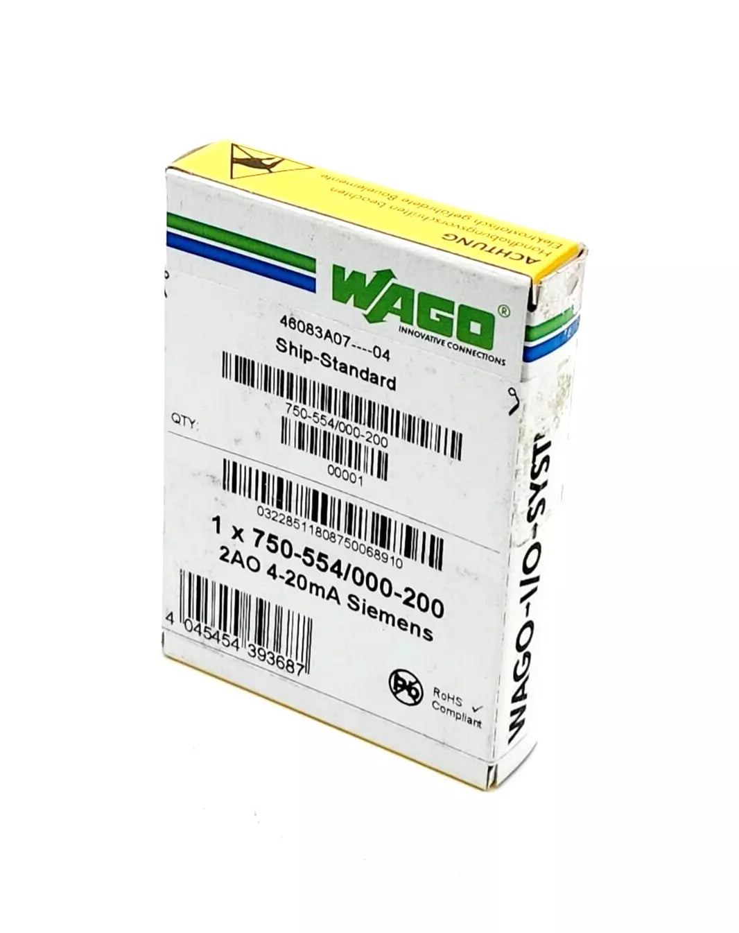 Wago 750-554/000-200 2-Kanal-Analogausgang 4 … 20 mA, 2AO