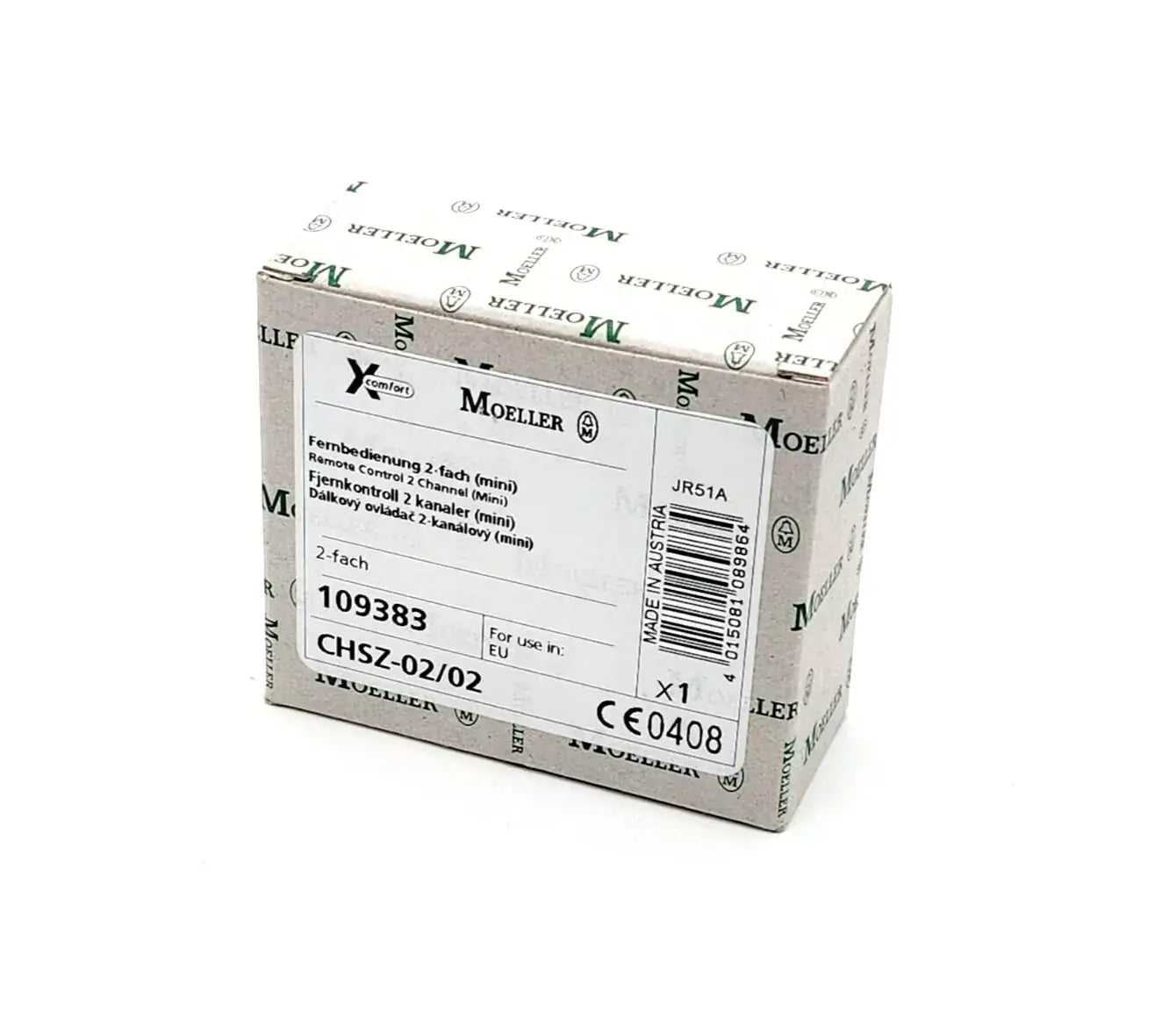 Moeller CHSZ-02/02 2-way mini remote control in original packaging, product code 109383.