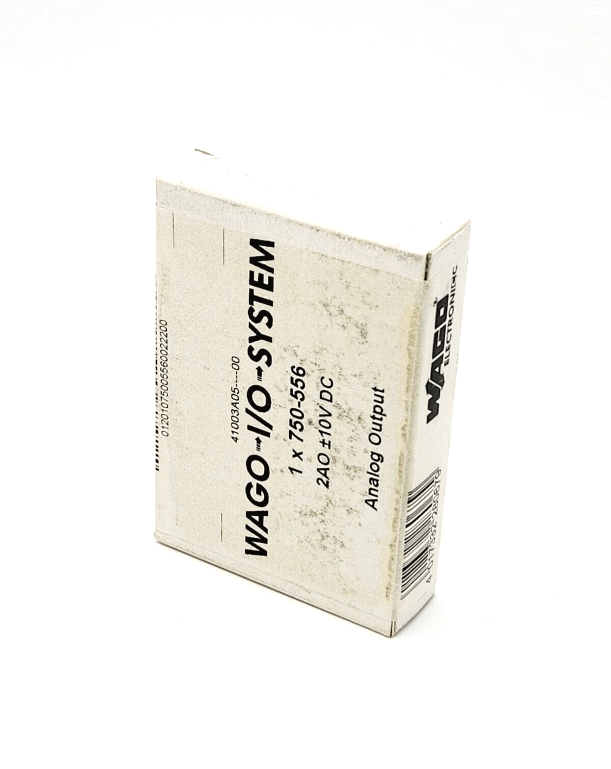 Wago 750-556, 2-channel analog output module, DC ±10 V, boxed product view