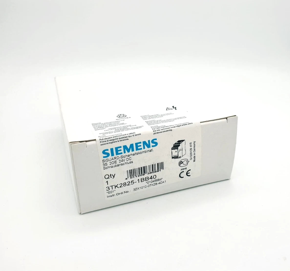 Siemens 3TK2825-1BB40 SIRIUS Sicherheitsschaltgerät | sealed package image