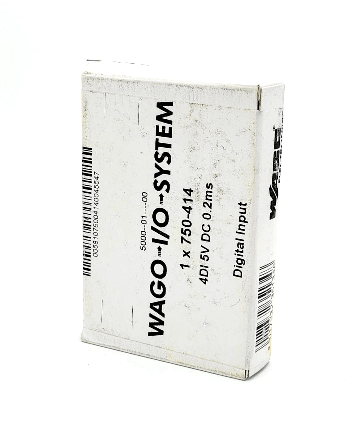 Wago 750-414 Digital Input Module Packaging, 4-Channel, DC 5V, 0.2ms
