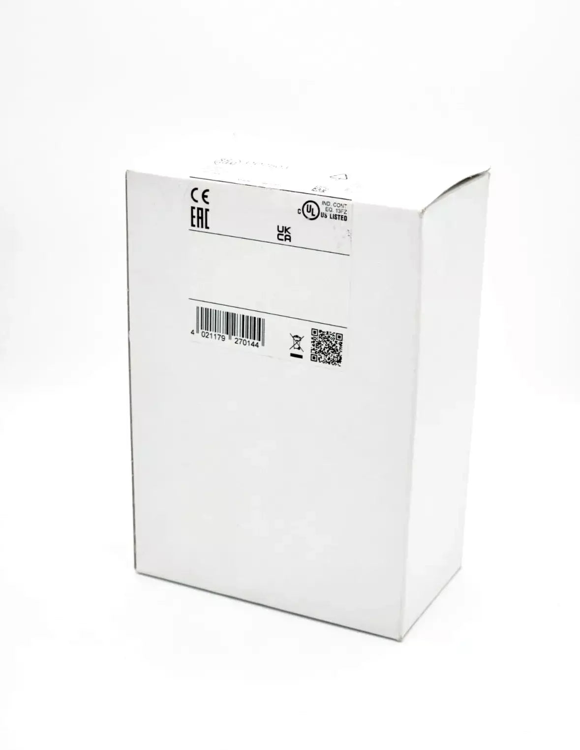 White packaging box of the ifm DD2503 Monitor for speed monitoring, showing product labels and barcode.
