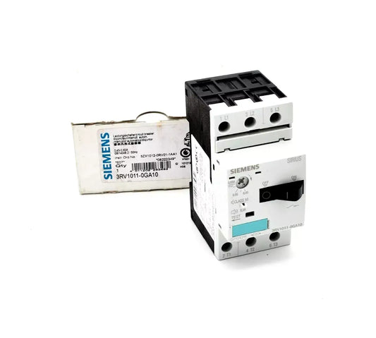 Siemens 3RV1011-0GA10 Leistungsschalter Baugröße S00 für den Motorschutz, originalverpackt, zur Überlast- und Kurzschlusssicherung