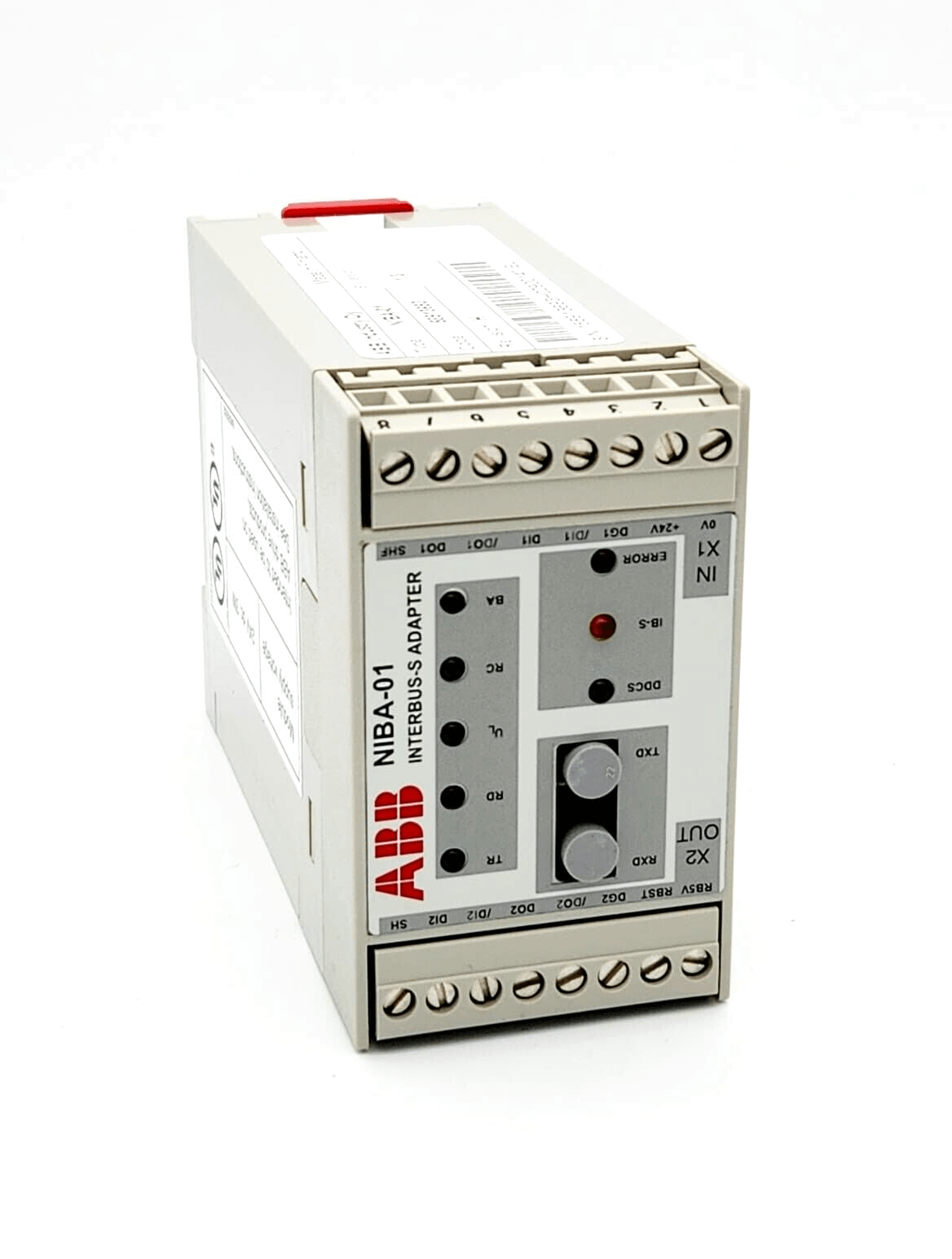 ABB NIBA-01 Interbus-S Adapter, industrial automation component.
