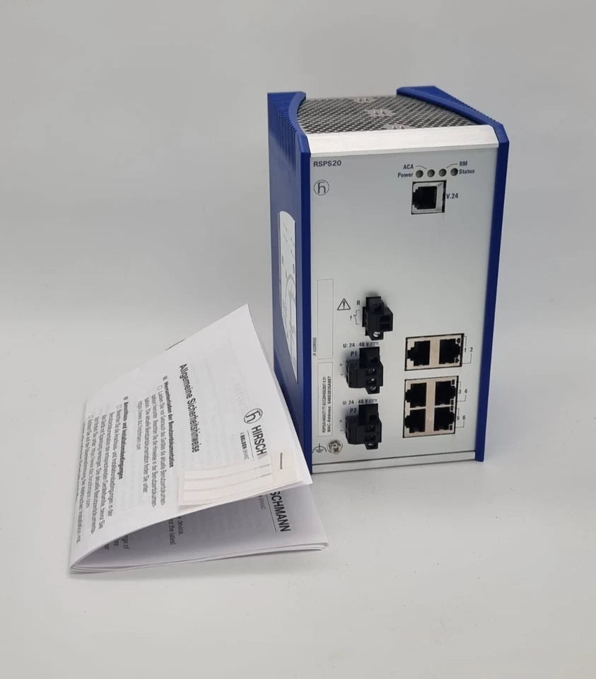 Hirschmann 942-094-999 RSP-06002T1TT-SCCZ9HSE2S Managed Industrial Ethernet Switch, new condition