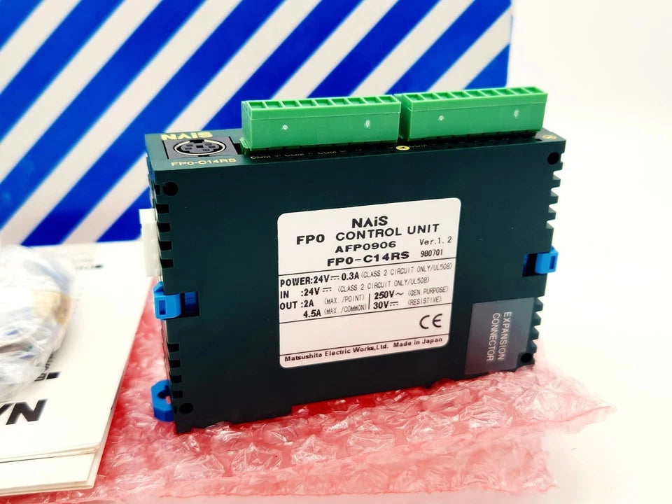 Matsushita Nais AFP0906 FP0-C14RS Kompakt-SPS, new in original packaging, 8 digital inputs, 6 relay outputs, 24V DC.