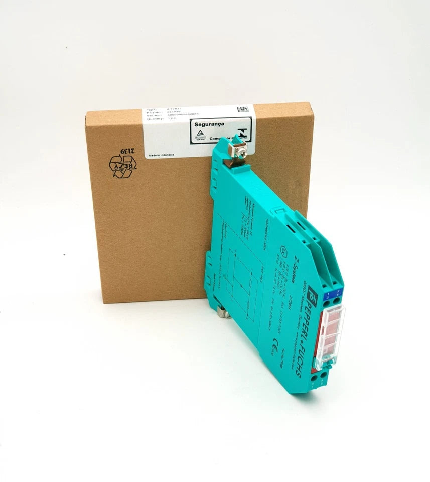 Pepperl+Fuchs 071938 Z728.H Zenerbarriere 71938, new in original packaging, technical specifications visible.