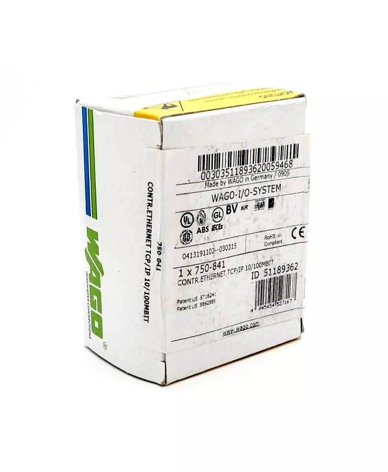Wago 750-841 Controller ETHERNET TCP/IP 10/100MBit | sealed