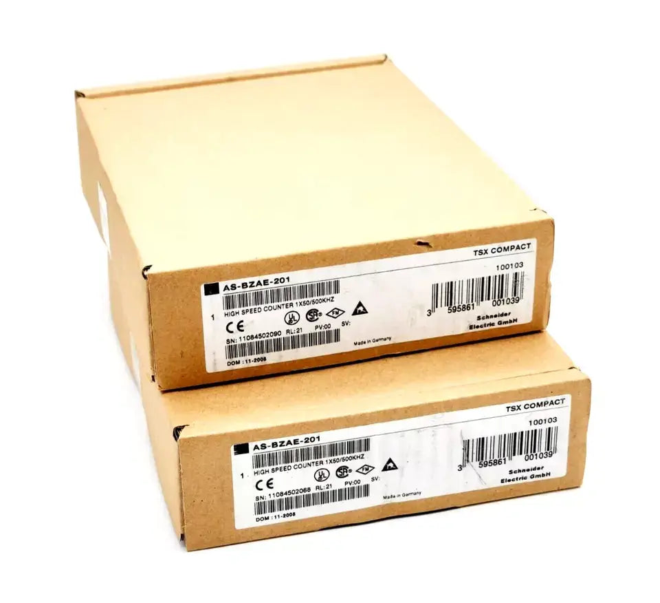 Schneider Electric AS-BZAE-201 High Speed Counter 1x50/500KHZ TSX Compact sealed packaging