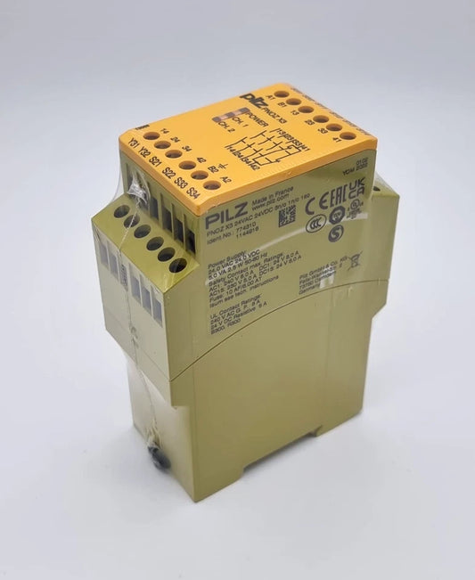 Pilz 774310 PNOZ X3 Sicherheitsschaltgerät 24VAC 24VDC 3n/o 1n/c 1so | sealed, new and original packaging for safety applications.