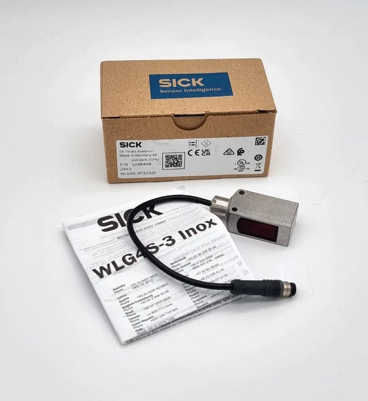 Sick 1046448 WLG4S-3P3232V Reflexions-Lichtschranke with packaging and manual, sensor intelligence technology.