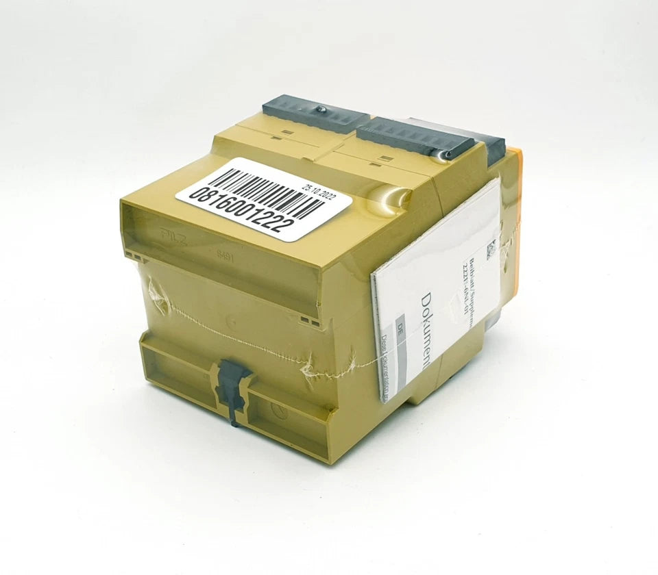 Alt Tag: Pilz 778010 PMUT X1P Sicherheitsschaltgerät 24VDC 3n/o 1n/c 5so | sealed - Safety Relay Product Image
