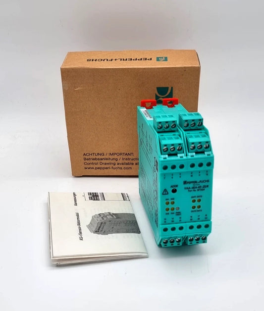 Pepperl+Fuchs AS-Interface-Sensor 87524 VAA-4EA-KF-ZE/R with packaging and manual