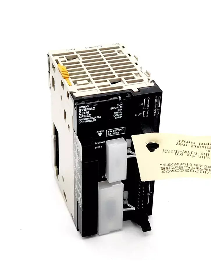 Omron CJ1M-CPU22 high-performance PLC CPU version 4.0 front view