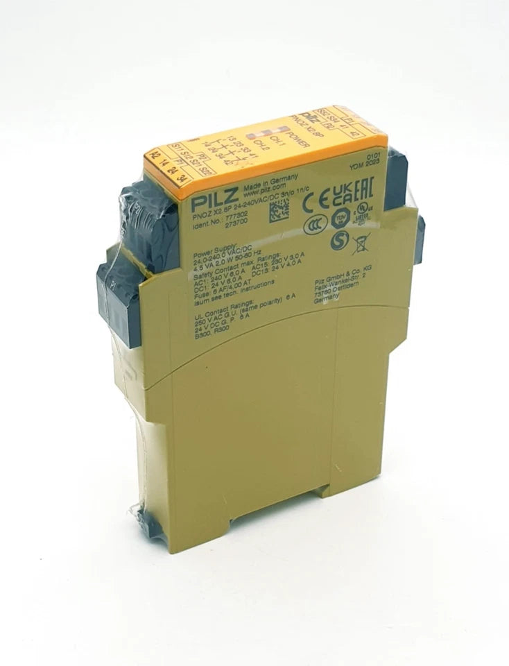 Pilz 777302 PNOZ X2.8P Sicherheitsschaltgerät 24-240VAC/DC 3n/o 1n/c | sealed, original packaging