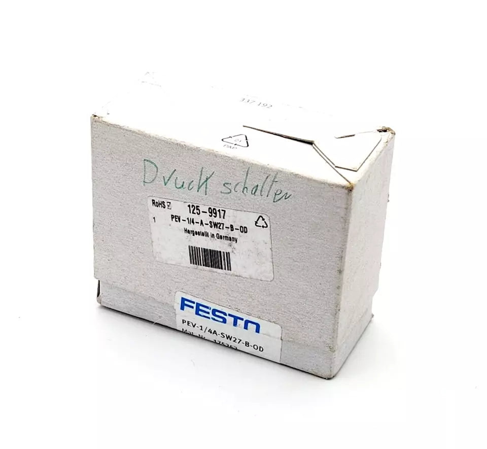Festo 175252 Druckschalter PEV-1/4-A-SW27-B-OD Serie R3