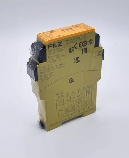 Pilz 774197 PNOZ e7p Sicherheitsschaltgerät 24VDC 2 so | sealed, compact safety relay, new and sealed in original packaging