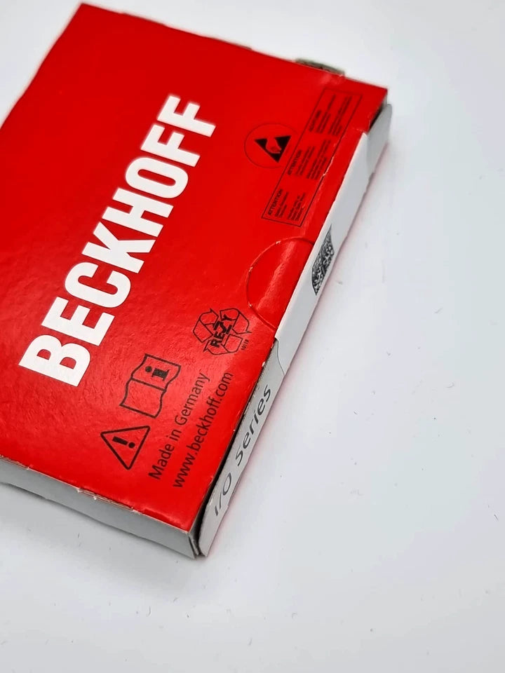 Packaging of Beckhoff KL3011 Busklemme 1-Kanal-Analog-Eingang Strom 0…20 mA | sealed, showing the red box with logos.