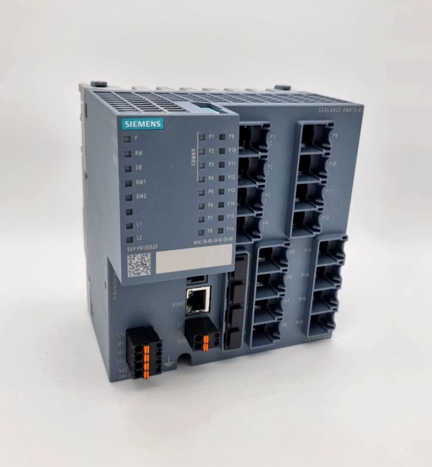 Siemens 6GK5416-4GR00-2AM2 SCALANCE XM416-4C Managed Industrial Ethernet Switch, new condition, product image
