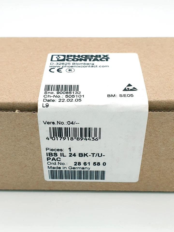 Phoenix Contact 2861580 Buskoppler IBS IL 24 BK-T/U-PAC | sealed packaging