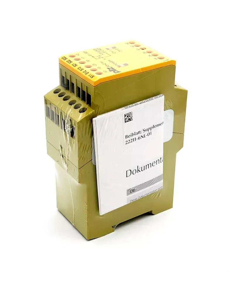 Pilz 774438 P2HZ X1 safety relay with documentation, 230VAC, 3 NO 1 NC contacts, in packaging
