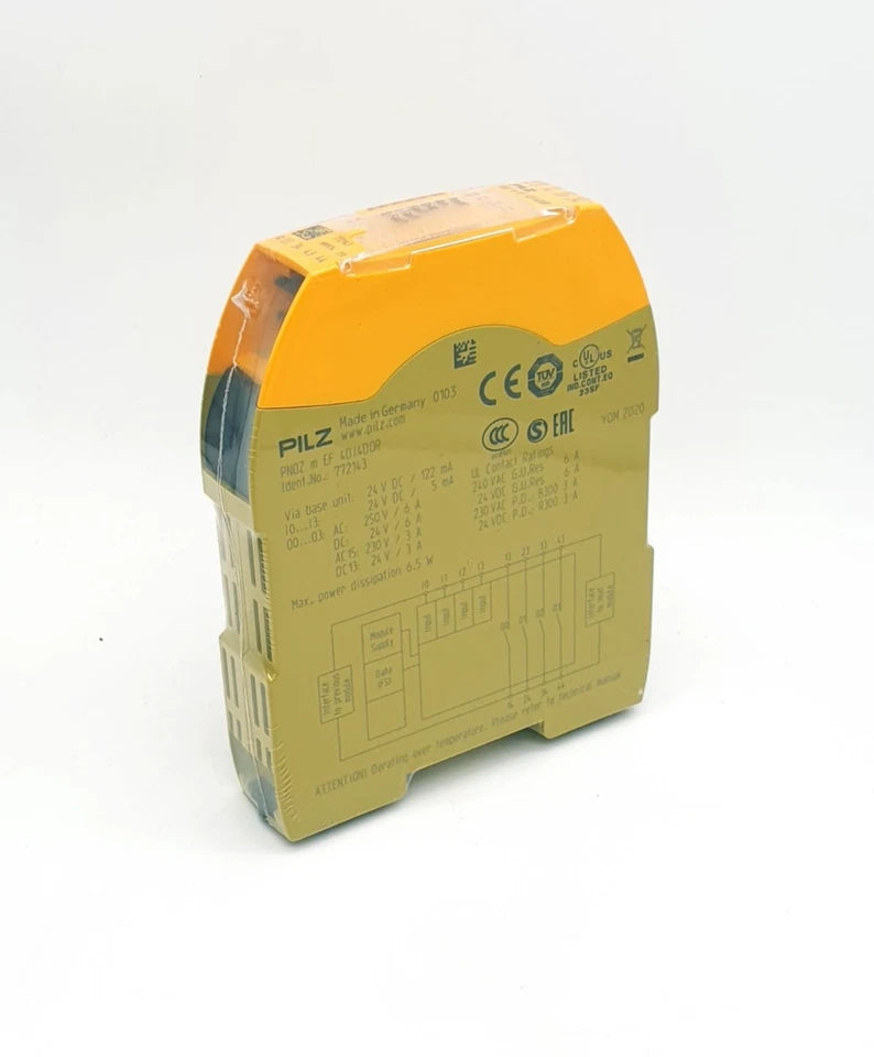 Pilz 772143 PNOZ m EF Kleinsteuerungen 4DI4DOR | sealed safety expansion module product image