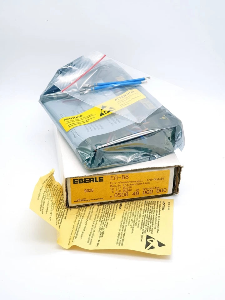 Eberle 050848000000 EA-88 Ein-/Ausgangsmodul I/O Module 0508 48 000 000 in original packaging with instruction manual