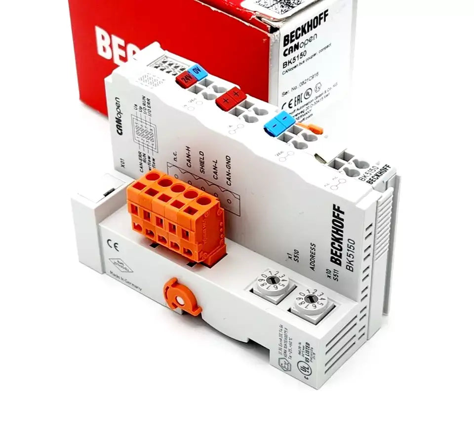 Beckhoff BK5150 CANopen-Compact-Buskoppler for CANopen bus and K-Bus I/O with original packaging