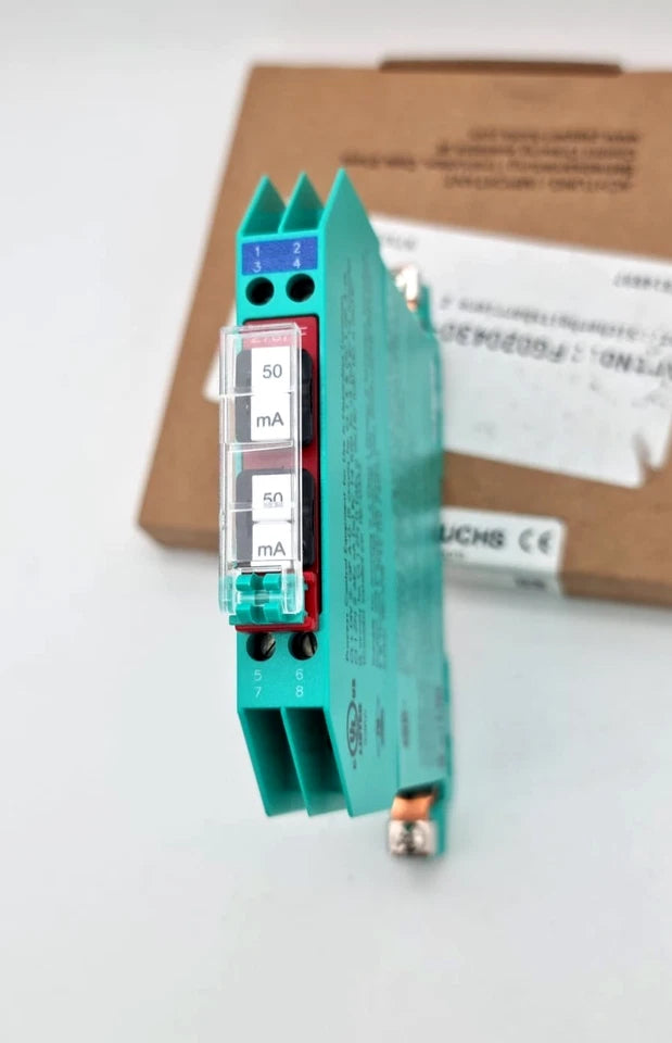 Pepperl+Fuchs 072178 Z787.F 2-kanalig Zenerbarriere, neues originalverpacktes Ex-Schutzbaustein-Gerät vor Karton