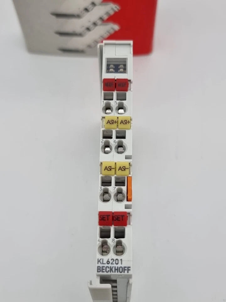 Beckhoff KL6201 Busklemme Interbus-Masterklemme in original packaging, new and ready for integration with Interbus-Slaves.