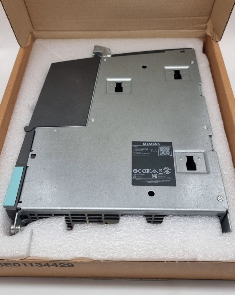 Siemens 6SL3040-1MA01-0AA0 SINAMICS Control Unit CU320-2 PN in opened original packaging.