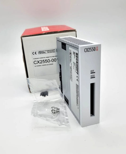 Beckhoff CX2550-0010 Erweiterungsmodul für CX20xx CFast-Einschub mit Verpackung und Zubehör, neu, originalverpackt