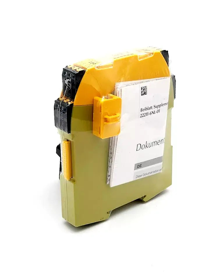 PNOZsigma Kontakterweiterung Pilz 751107 safety relay module with documentation, 4 n/o, 1 n/c contacts, 24V DC